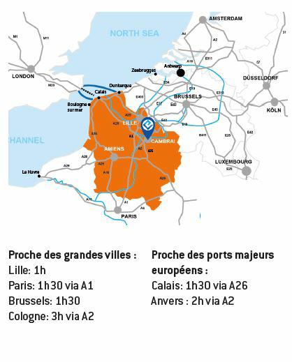Entrepôt classe a Épinoy 37450m² Location entrepôt classe a Épinoy Pas-de-Calais OLLOG2113980 1